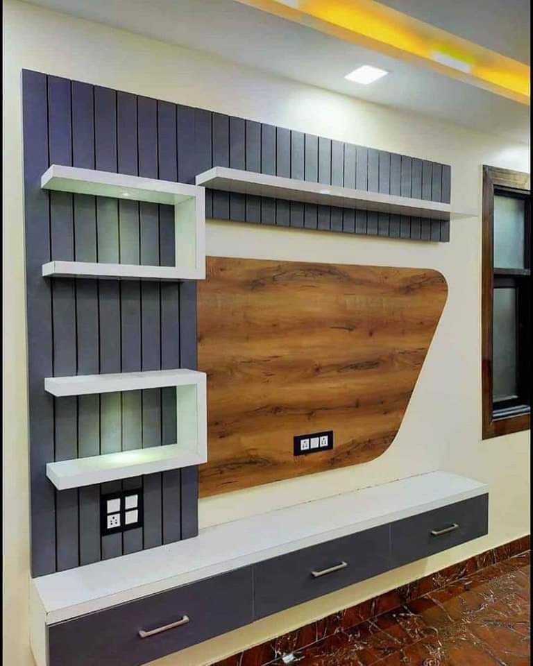 Sliding Door Almari with Designer Finish